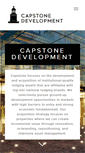 Mobile Screenshot of capstonedevco.com