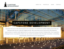 Tablet Screenshot of capstonedevco.com